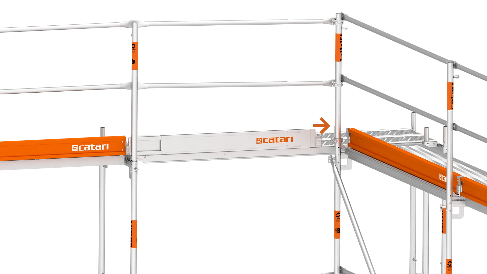 catari fa48 scaffold corners and circular scaffold